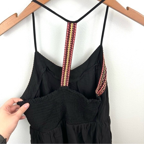 Dina Be For Francesca's Black V-Neck Mini Dress NWT Size Small - Picture 7 of 16